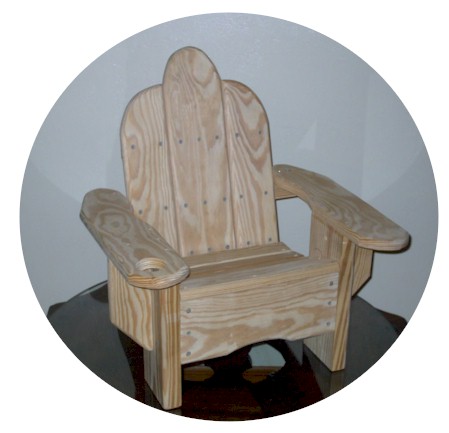 adirondack fish chair woodworking plan for adirondack furniture ...